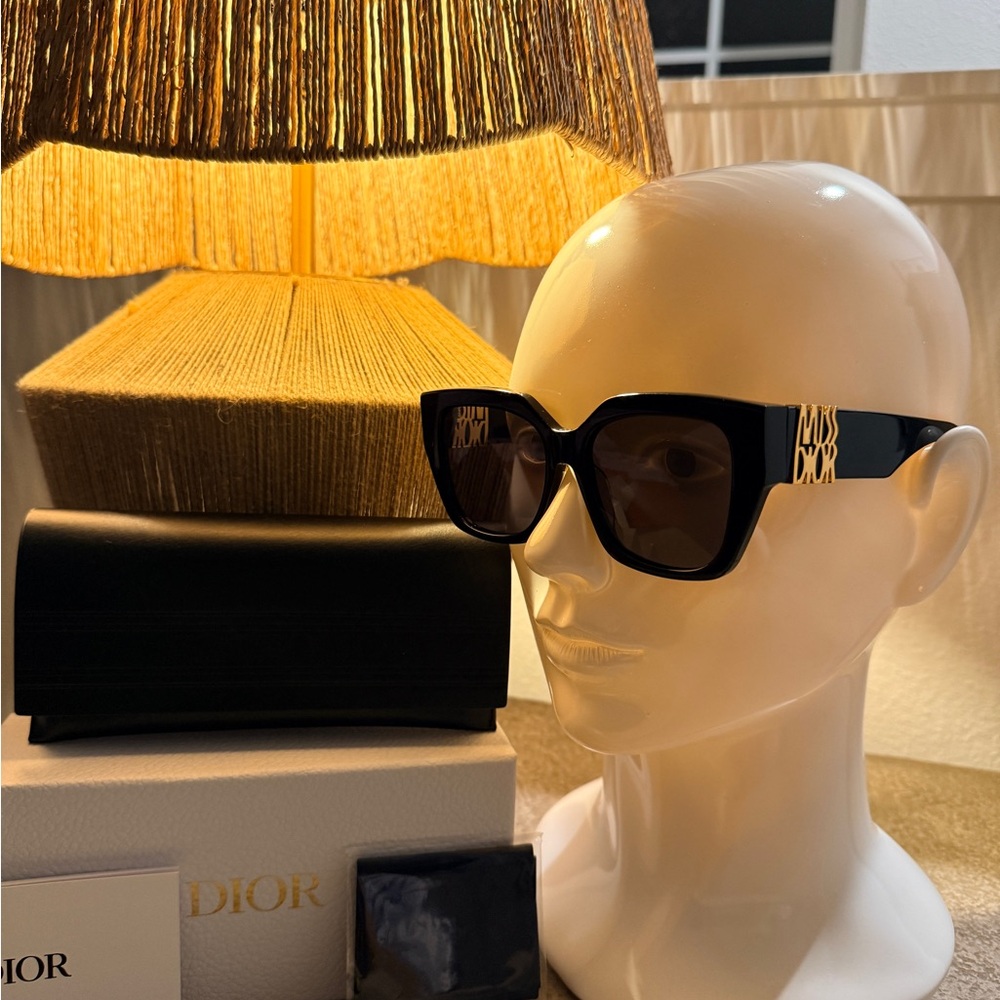 Dior Black and Gold Sunglasses